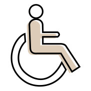 Icon de silla de ruedas accidentes personales